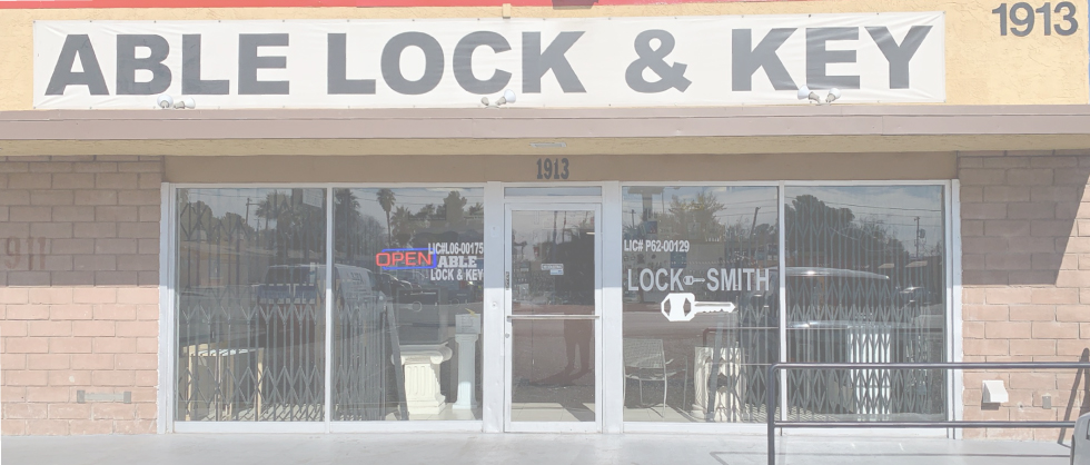 This is Able Lock & Key Locksmith's Las Vegas location on Charleston.